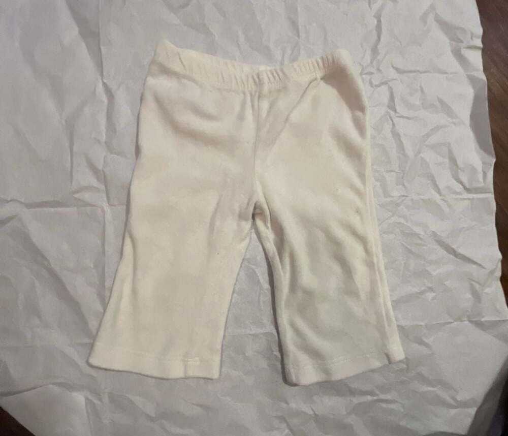 Carter's White Baby Pants 6 Months